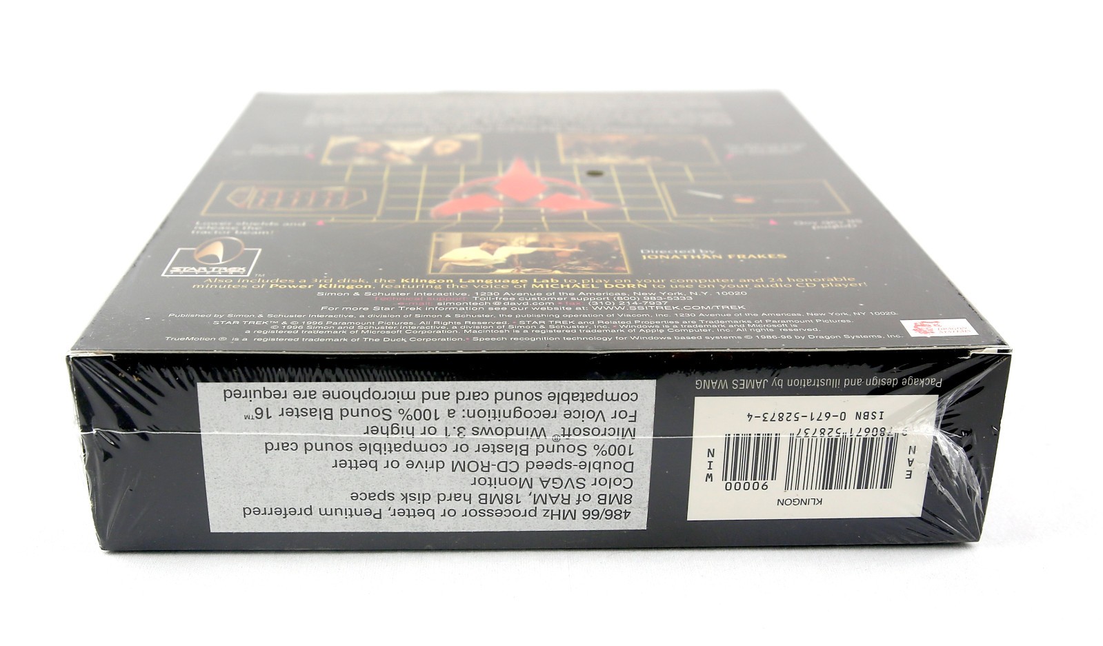 SEALED LOT Star Trek Game Lot with Interplay Production Hat RARE Big Box PC