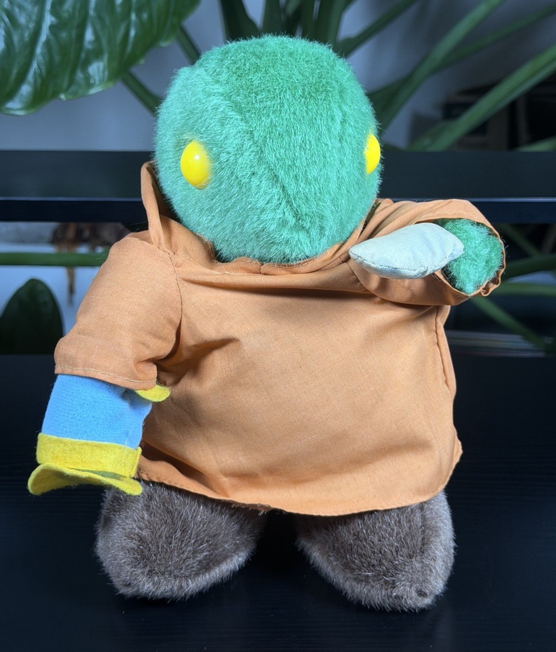 Final Fantasy Tonberry 10” Green Japanese Plush w Hoodie, Knife and Lantern
