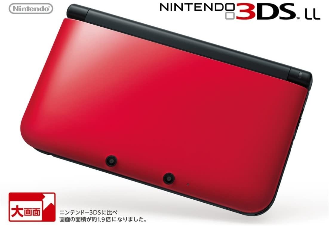 Nintendo 3DS LL Red X Black