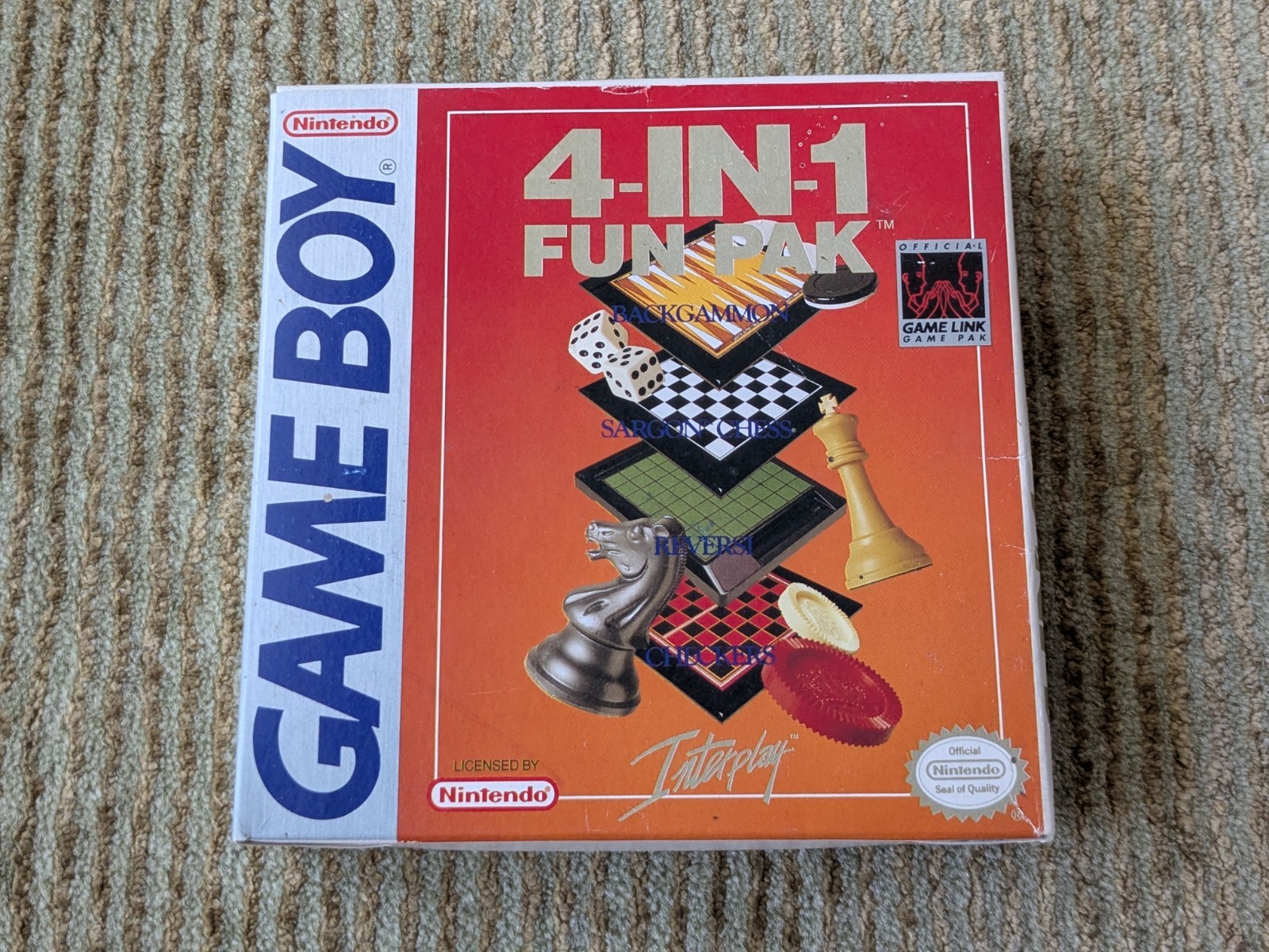 4-in-1 Fun Pak & Volume II Nintendo Game Boy GameBoy Complete CIB Tested Working
