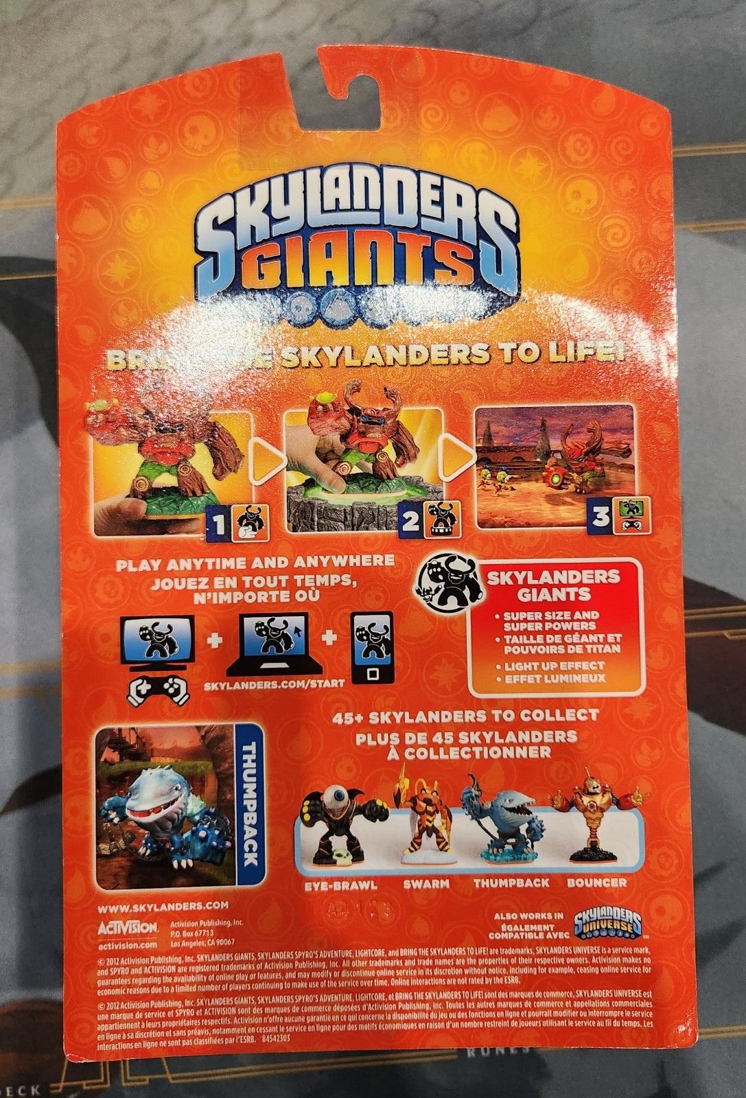 Skylanders Giants Thumpback Activision 2012 SEALED NEW