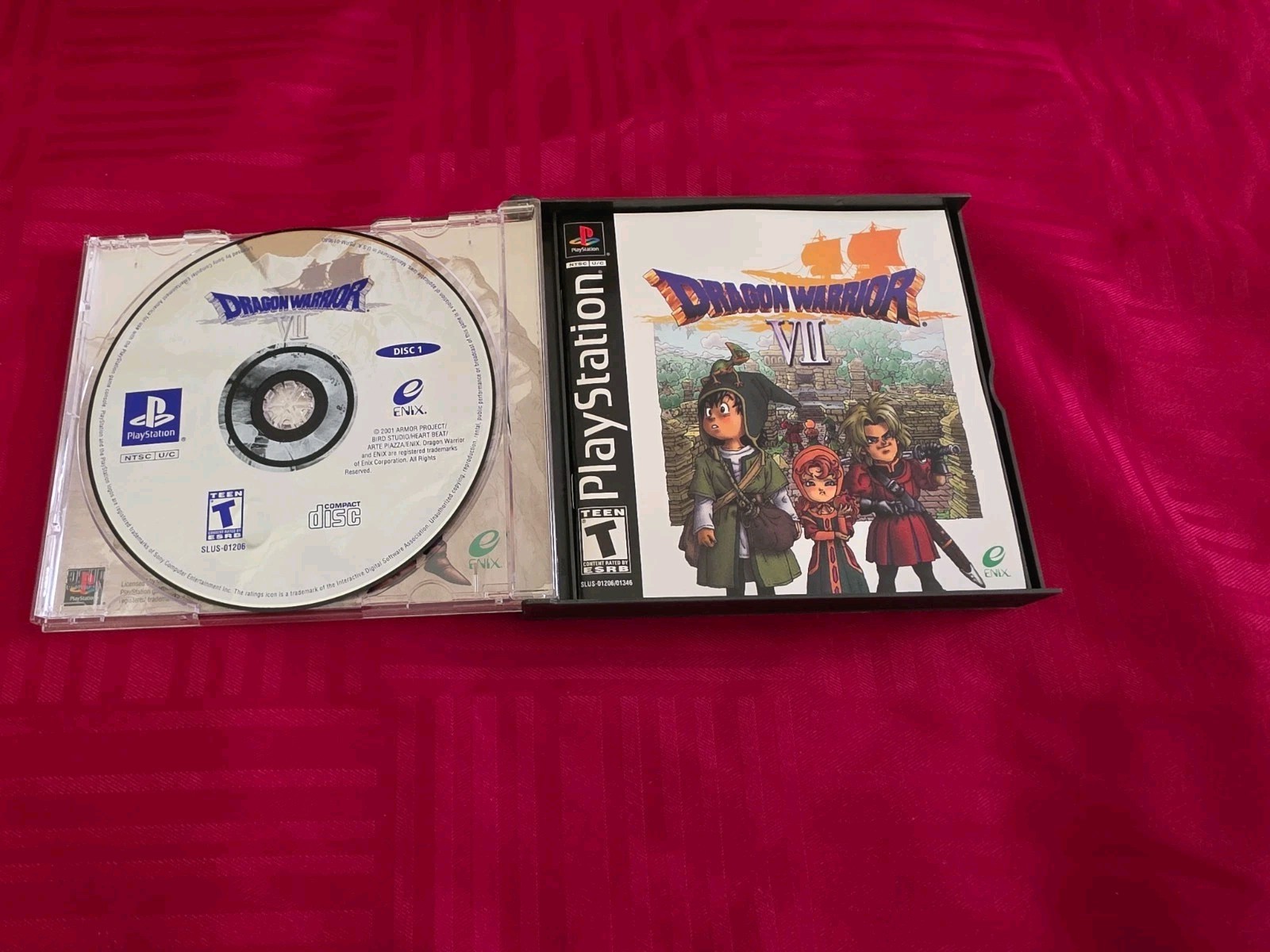 Dragon Warrior VII 7 (Sony Playstation 1 ps1) CIB