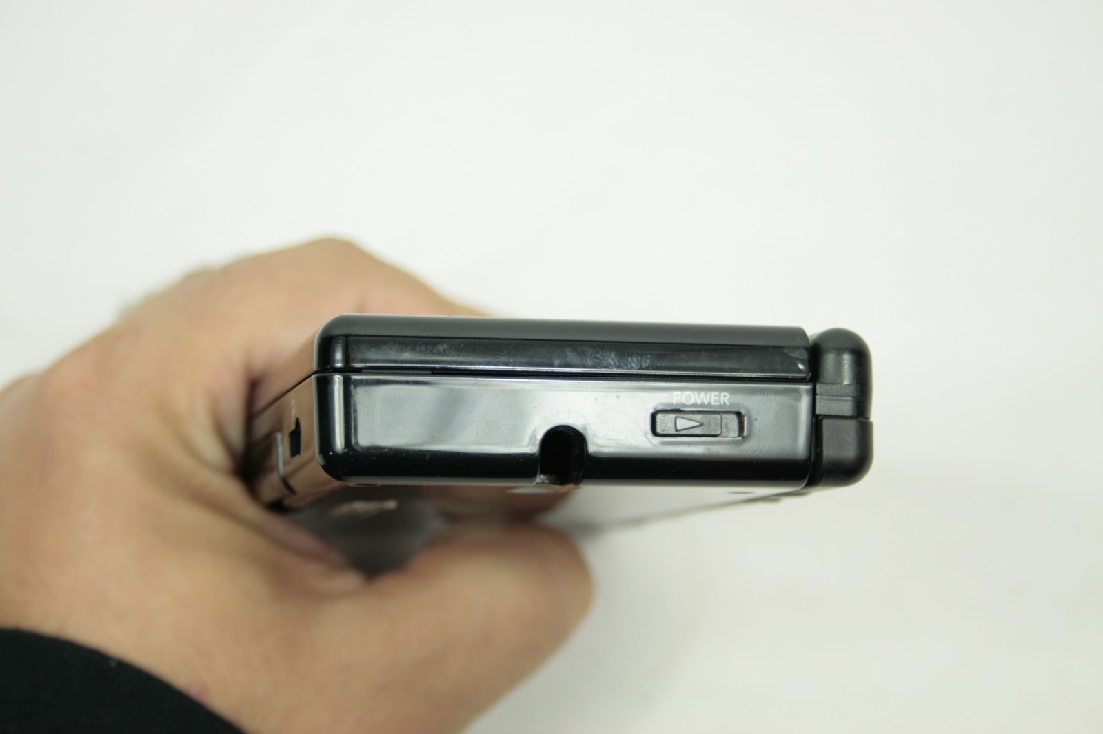 Nintendo DS Lite Console Black Onyx with Stylus GBA Cover Tested FAST SHIPPING