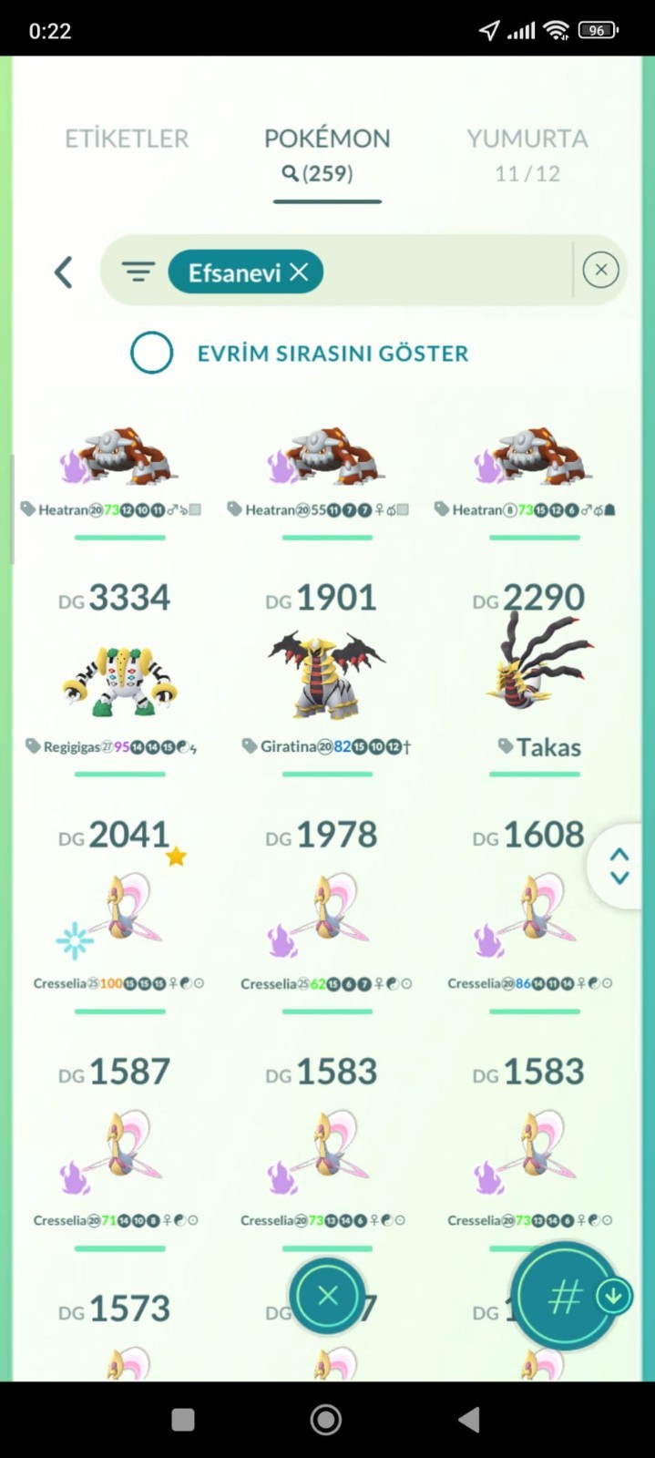 Pokémon Go Acc level 72 lvl – Hundo Shaymin 100iv – iv100 10 Legend