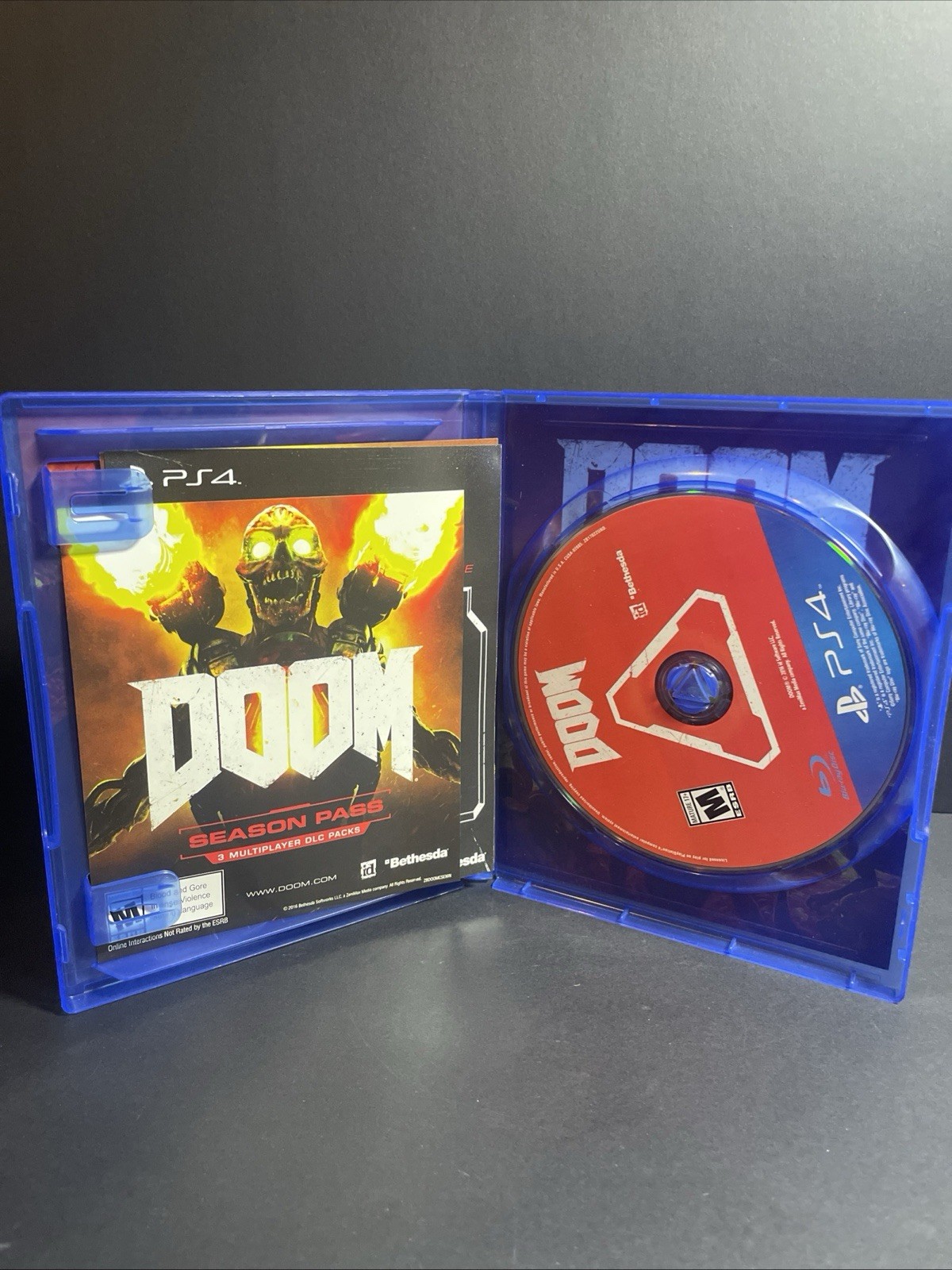 Doom (Sony PlayStation 4, 2016) CIB Tested PS4