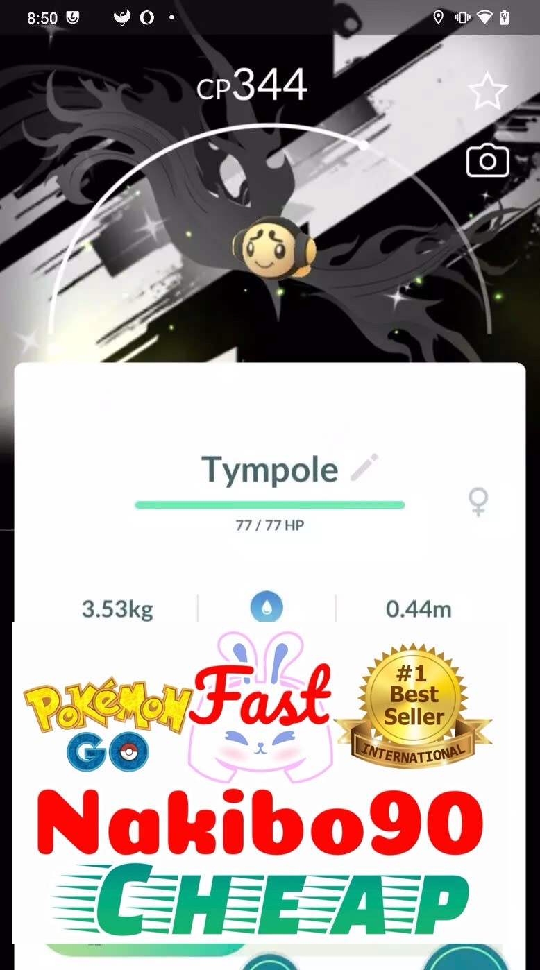 Pokémon Go – Shiny Tympole Special Background GOTour Unova 2025 – Trade – P’TC