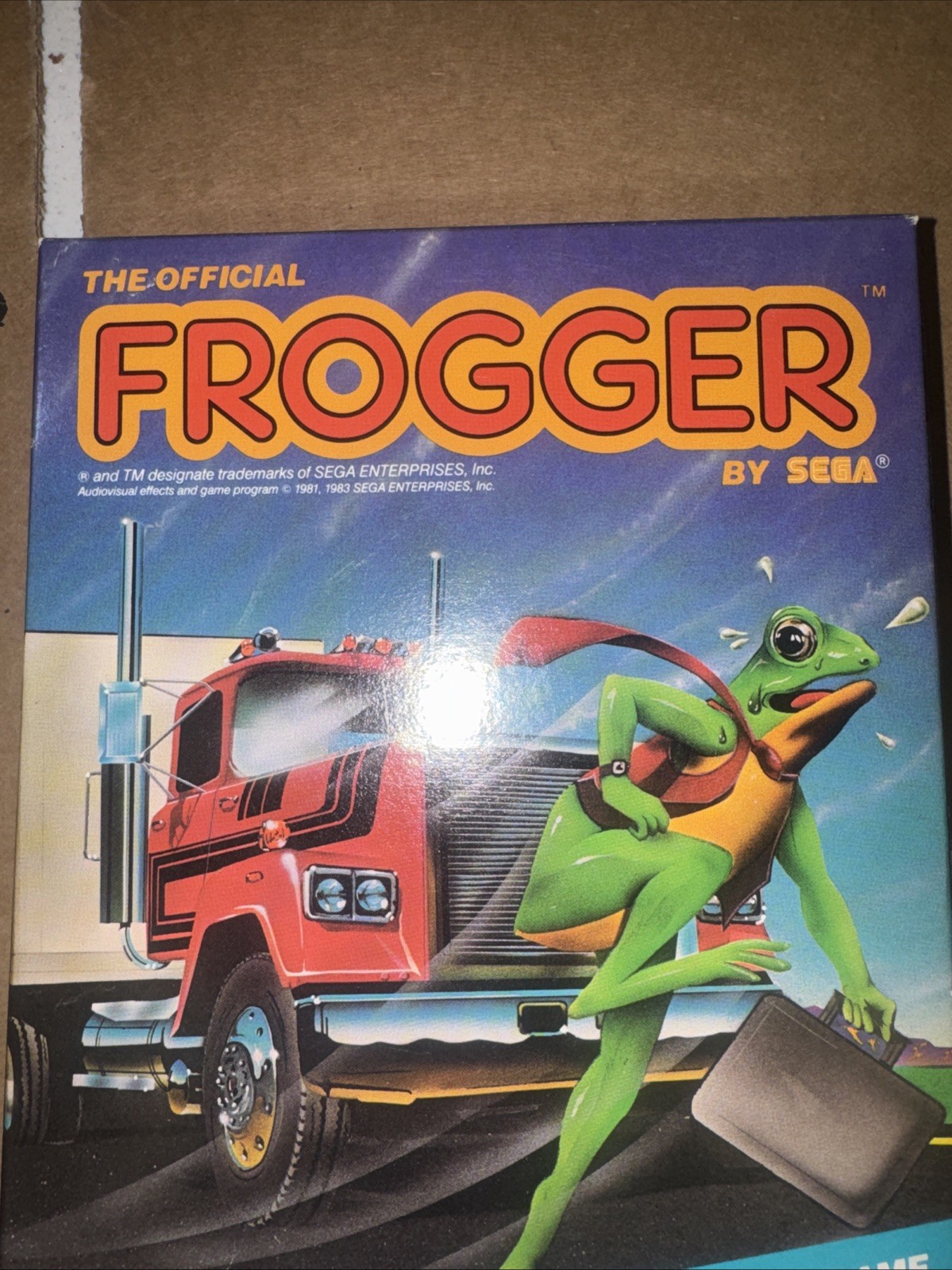 STARPATH 1983 Frogger By SEGA Atari VCS A Supercharger Game