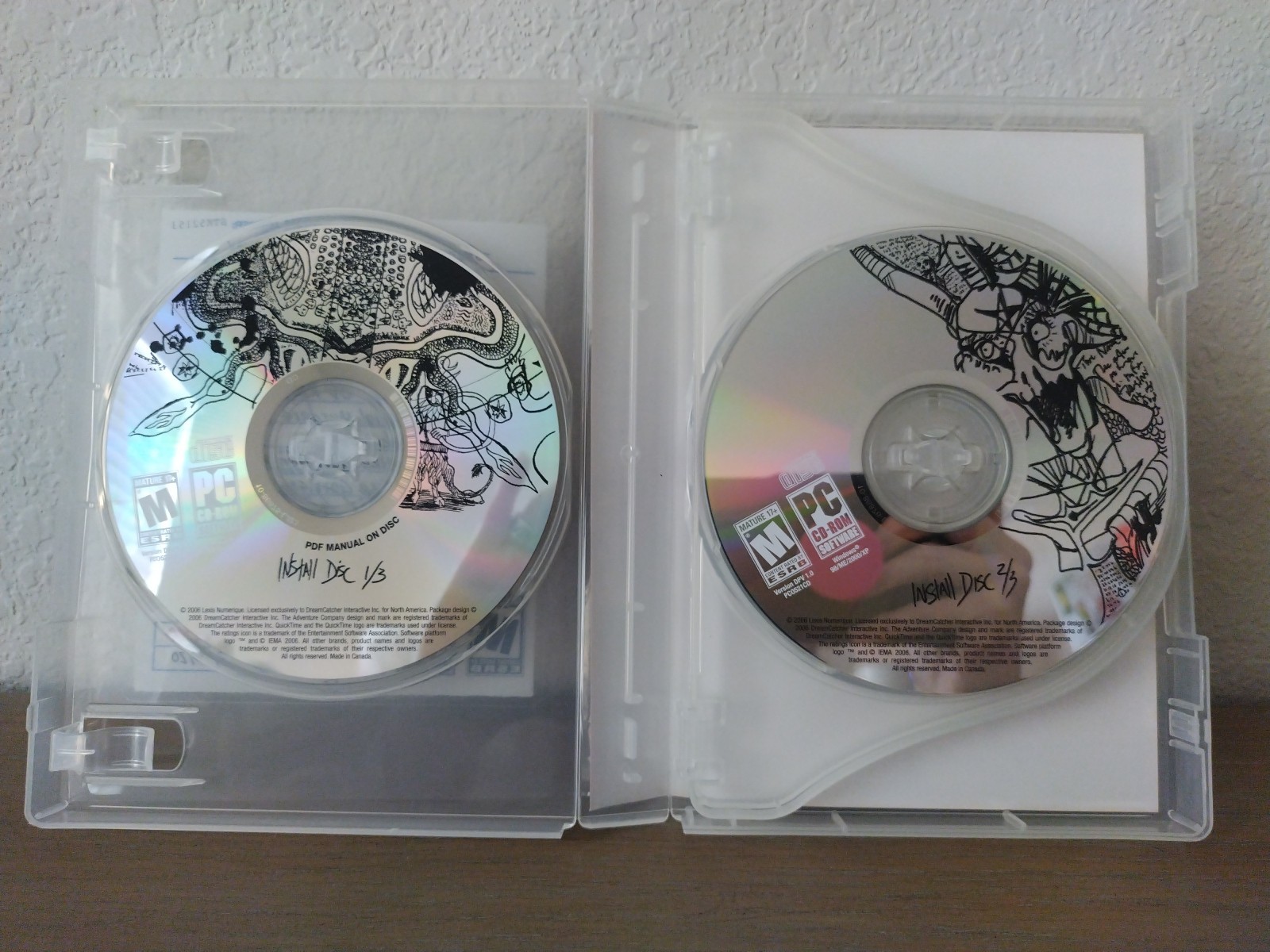 2006 The Adventure Company Evidence The Last Ritual PC CD-ROM 3 Disc Game