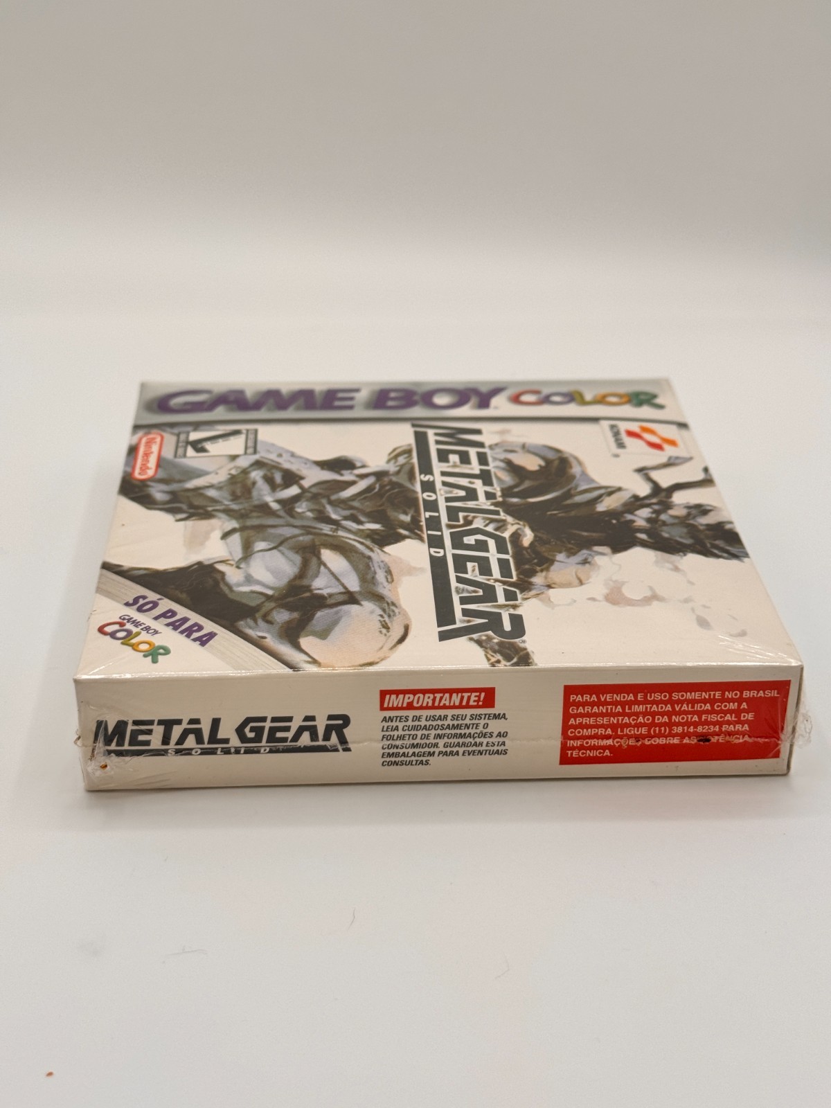 Metal Gear Solid Game Boy Color Gradiente Playtronic Brazil Version Brand New