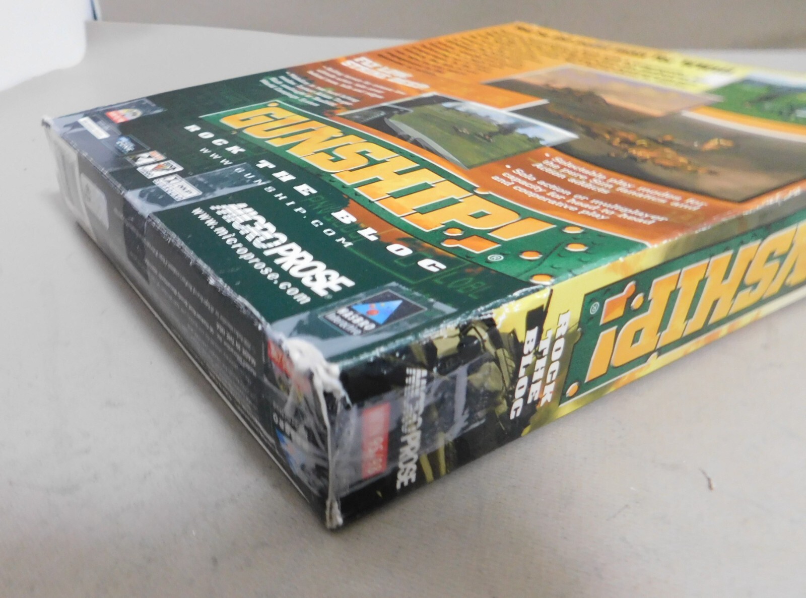 GUNSHIP! PC Big Box Attack Helicopter Simulation Game 2000 Micro Prose Complete