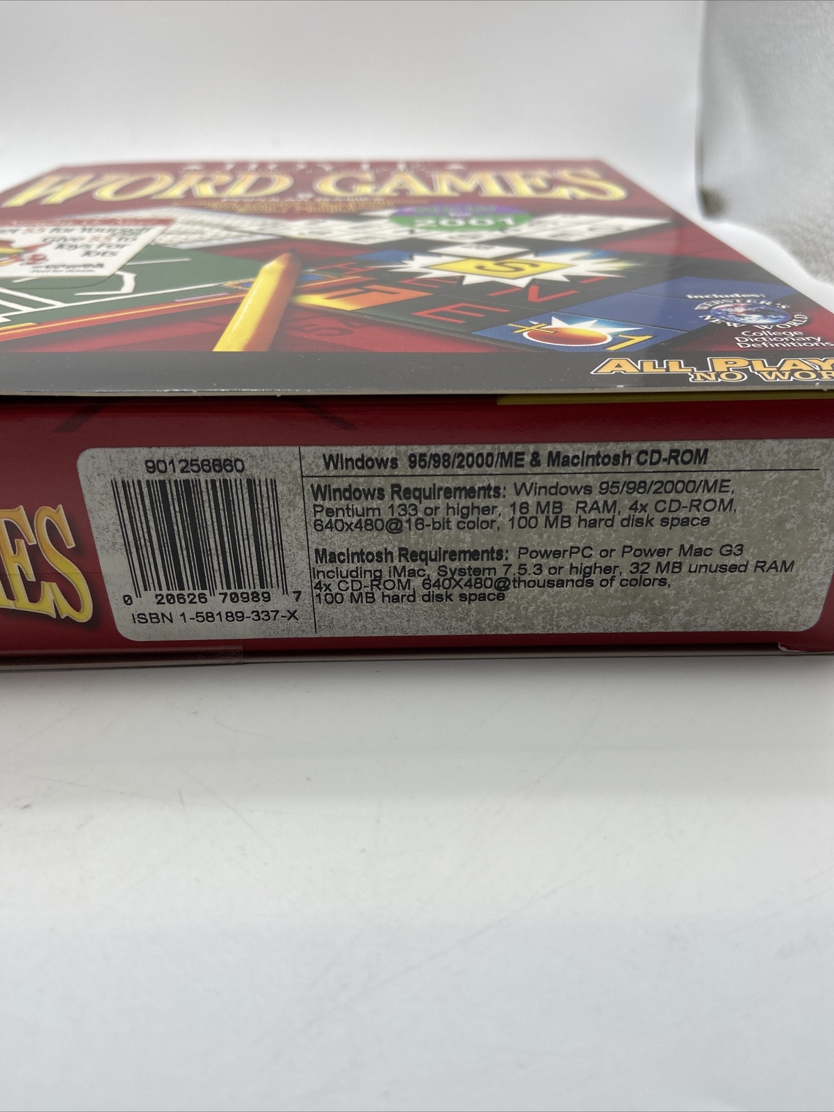 Hoyle Word Games 9 Popular Games Large Retail Boxed PC / MAC Computer Game New