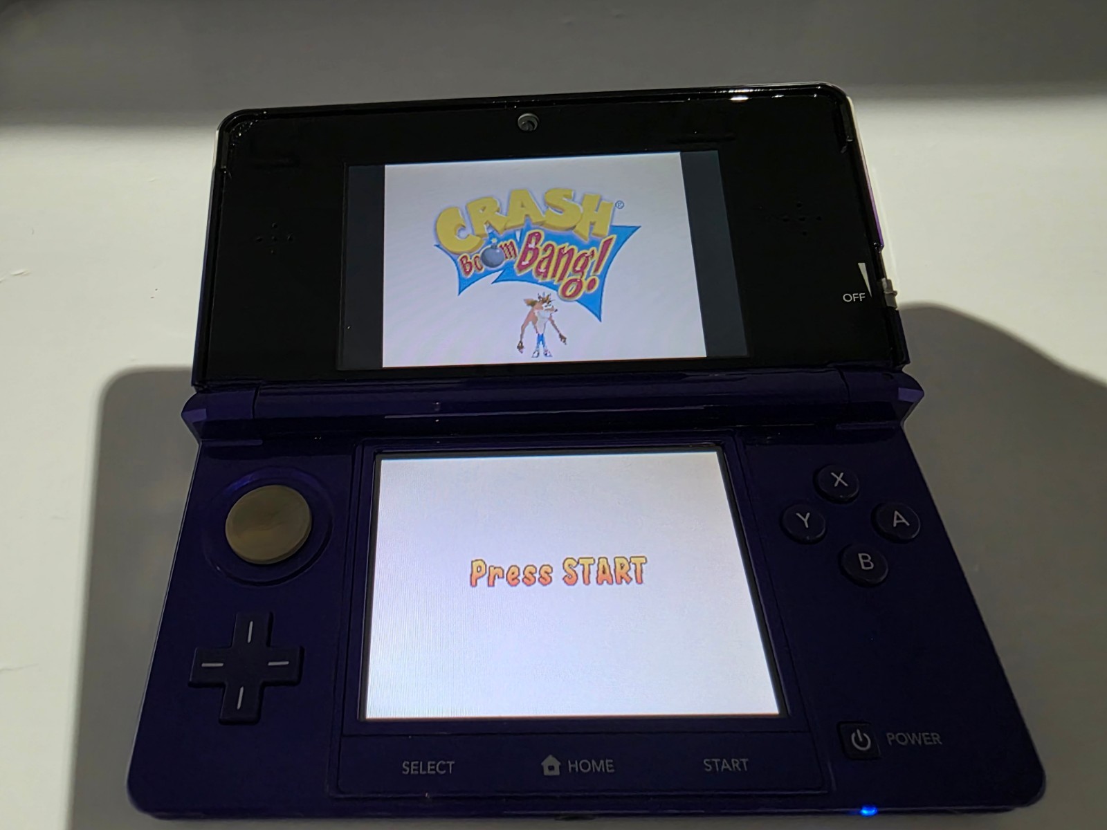Nintendo 3DS Handheld Console Midnight Purple (Complete in Box Cib) * NTSC-USA