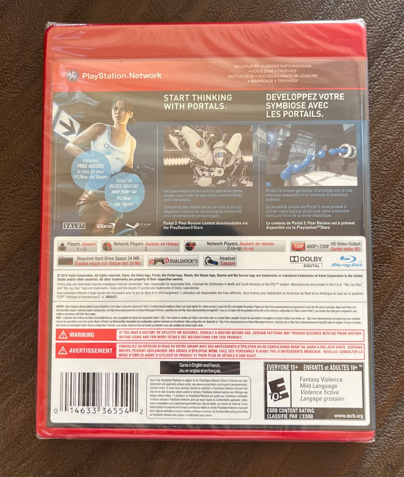 Portal 2 PS3 Greatest Hits Brand New Factory Sealed Valve PlayStation 3