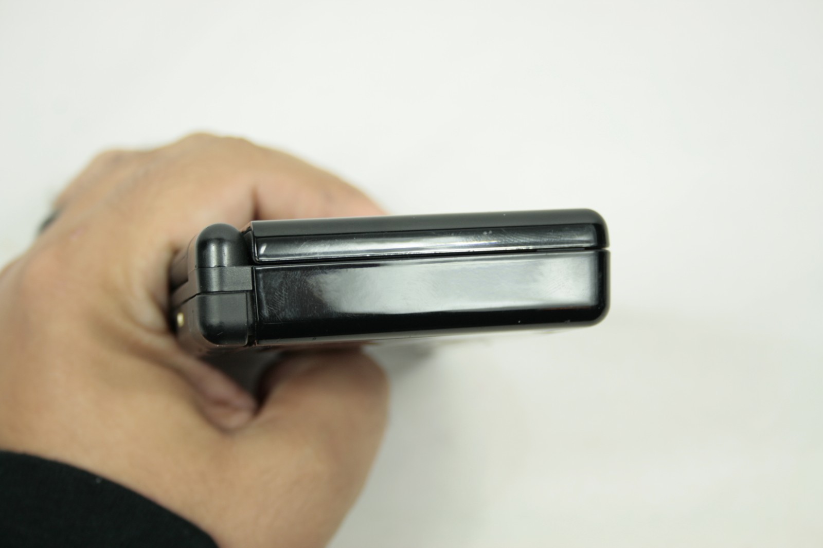 Nintendo DS Lite Console Black Onyx with Stylus GBA Cover Tested FAST SHIPPING