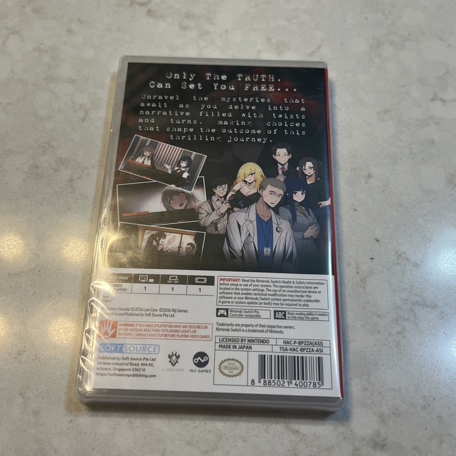 Memory Rewind Switch (Soft Source)