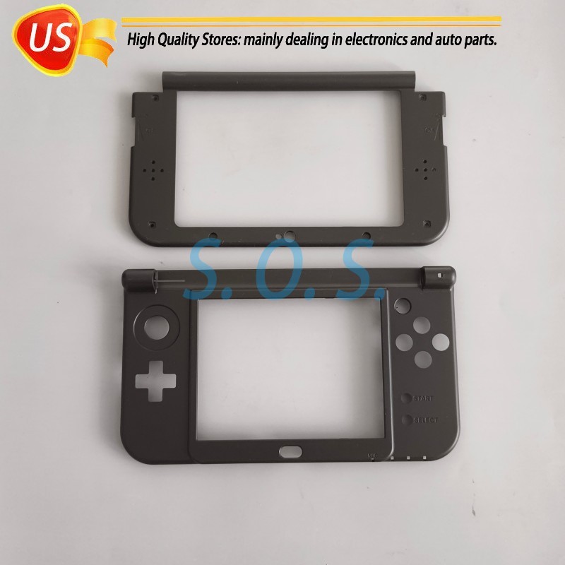 3in1 Top Bottom Middle Frame Housing Shell Case Battery Cover For New 3DS XL LL
