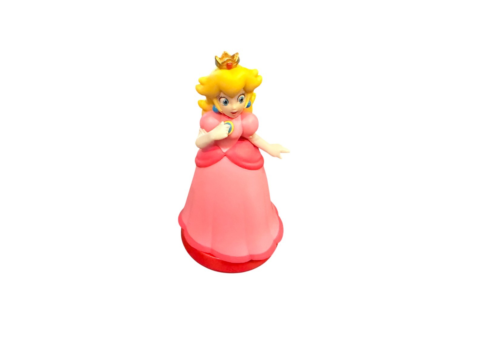 Super Mario Series Red Base Princess Peach Amiibo Nintendo Figure