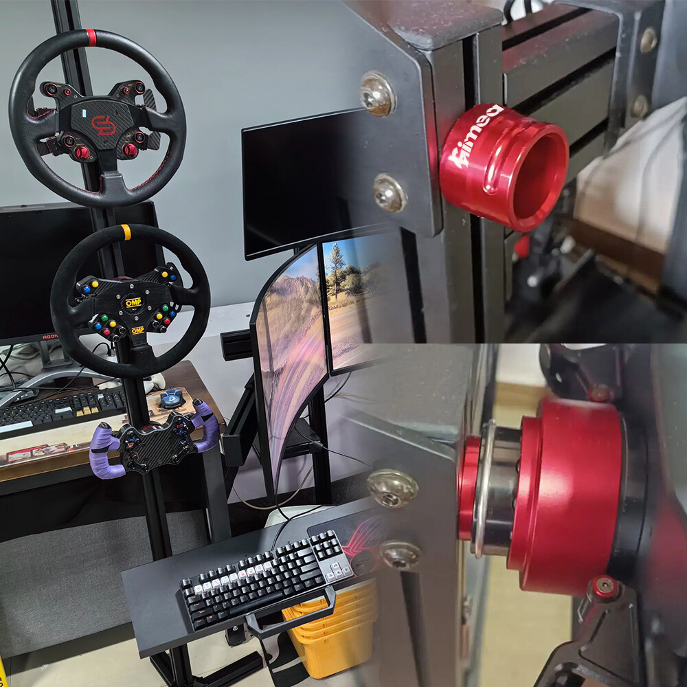 Steering Wheel Quick Release Wall Mount Kit for Moza/Simagic/NRG/D1 Sim Racing