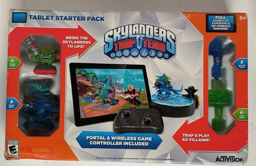 Skylanders Trap Team Tablet Starter Pack – Works with iOS/Android/Fire OS New