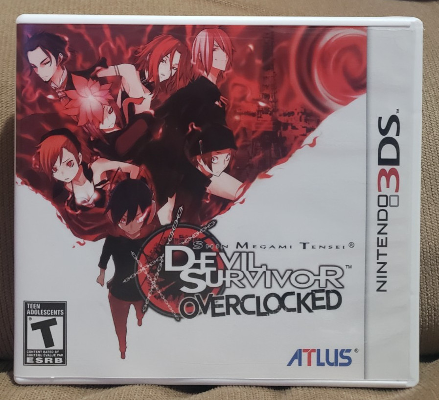 Shin Megami Tensei Devil Survivor Overclocked (Nintendo 3DS) Case & Artwork ONLY