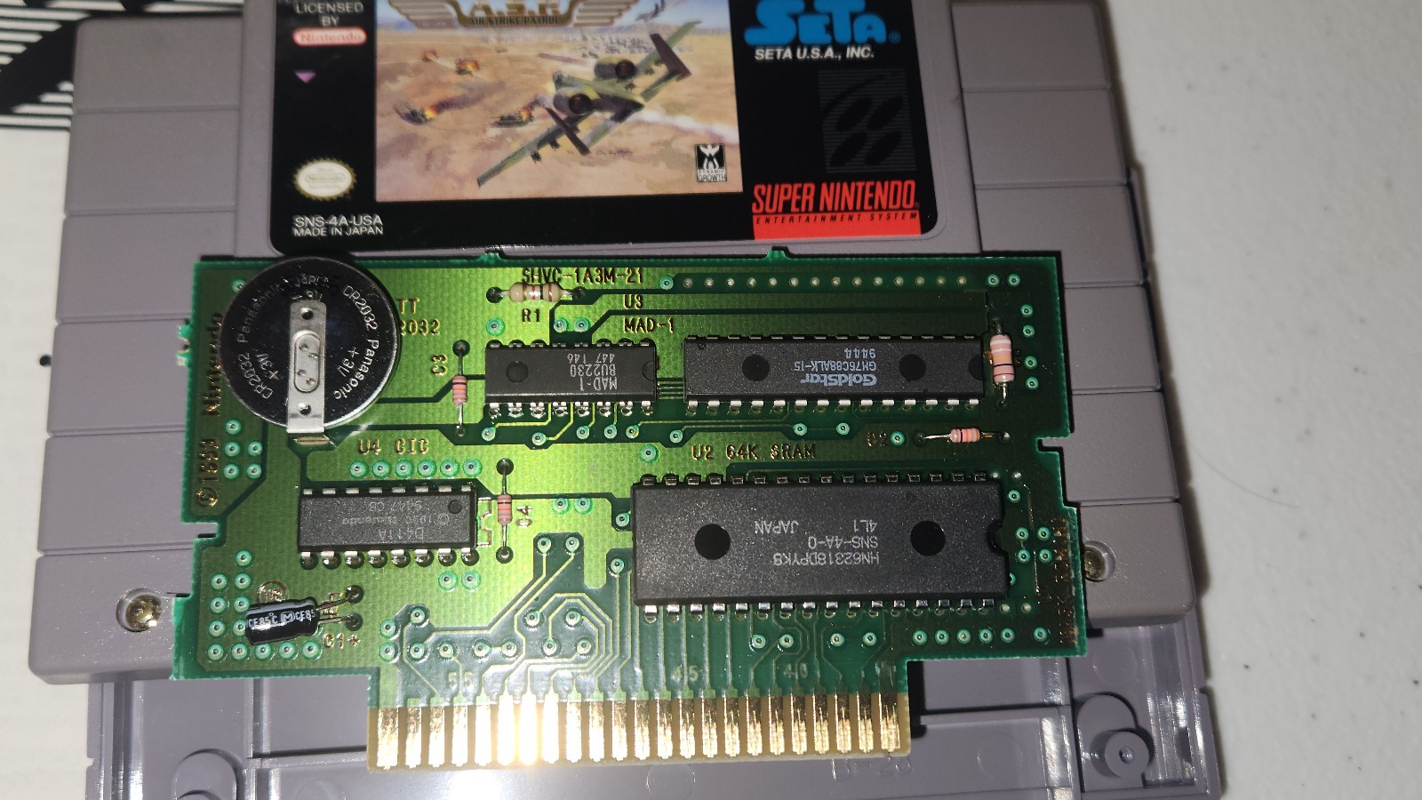 A.S.P. Air Strike Patrol (SNES) Super Nintendo CIB