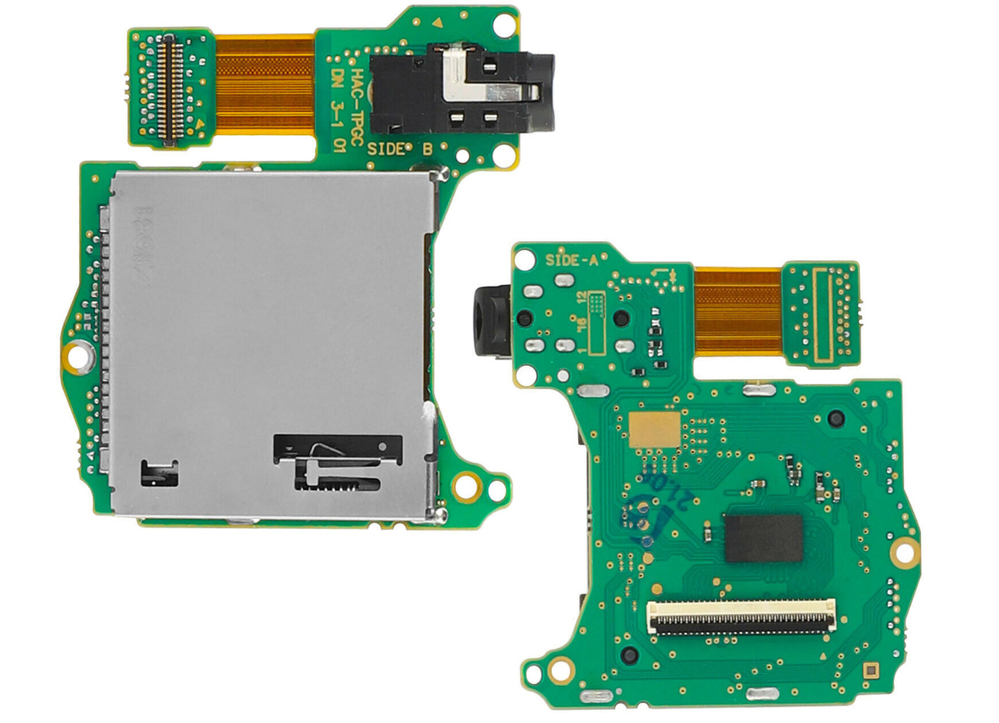 Headphone Jack, Card Slot Reader, Game Cartridge Replacement for Nintendo Switch