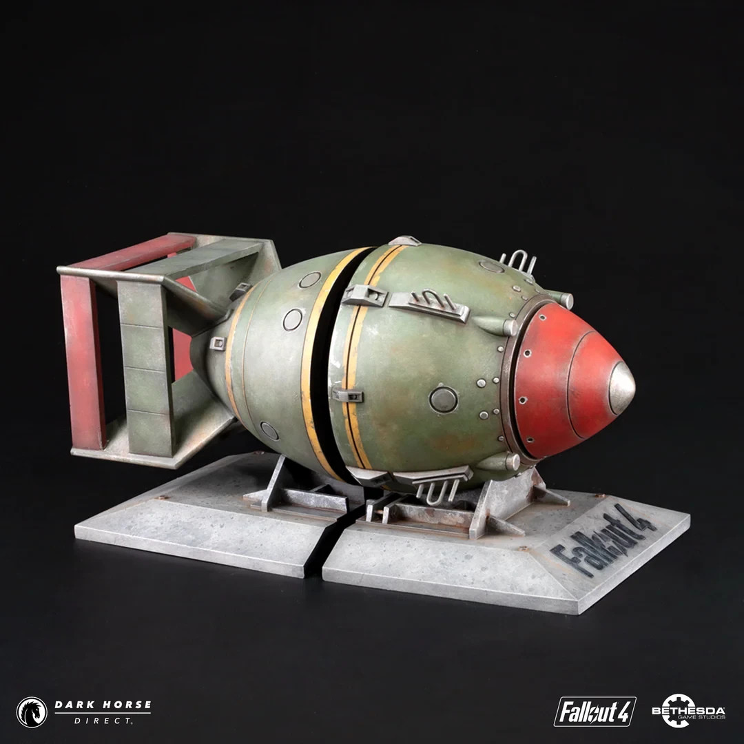 Fallout 4 Liberty Prime Nuke Bomb Bookends Limited Edition X/1000