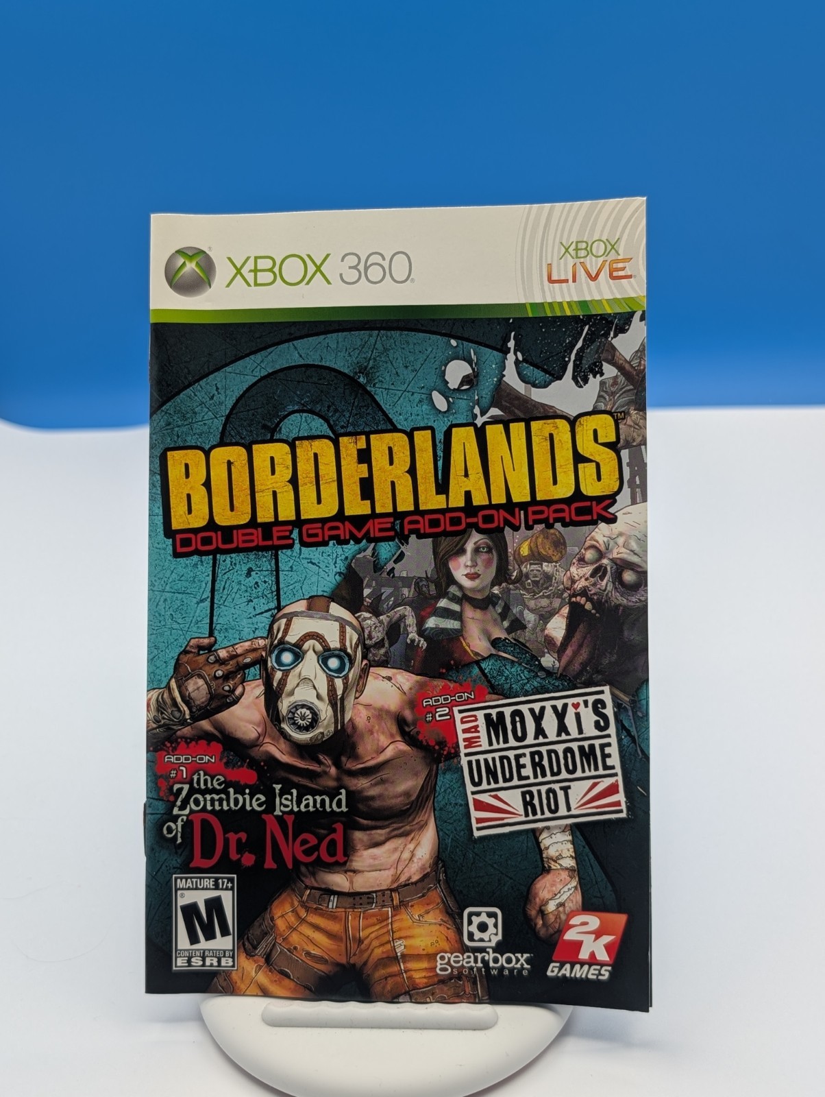 Borderlands Double Game Add-On Pack Zombie Island Dr. Ned Mad Moxxi’s XBOX 360