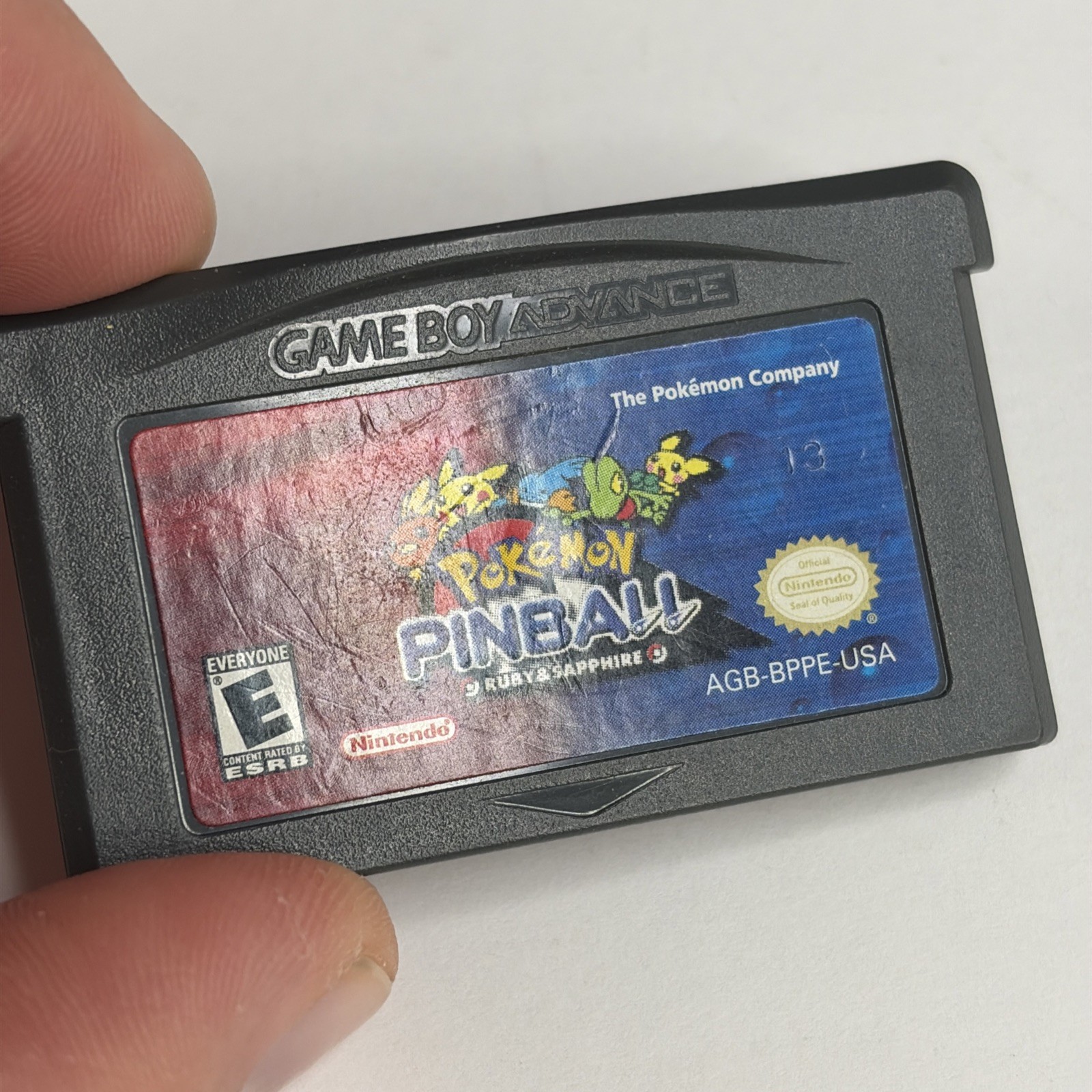 Pokemon Pinball Ruby & Sapphire Authentic Nintendo Game Boy Advance Pinball Game