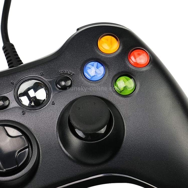 USB 2.0 Wired Controller Gamepad for XBOX360, Plug and Play, Cable Length