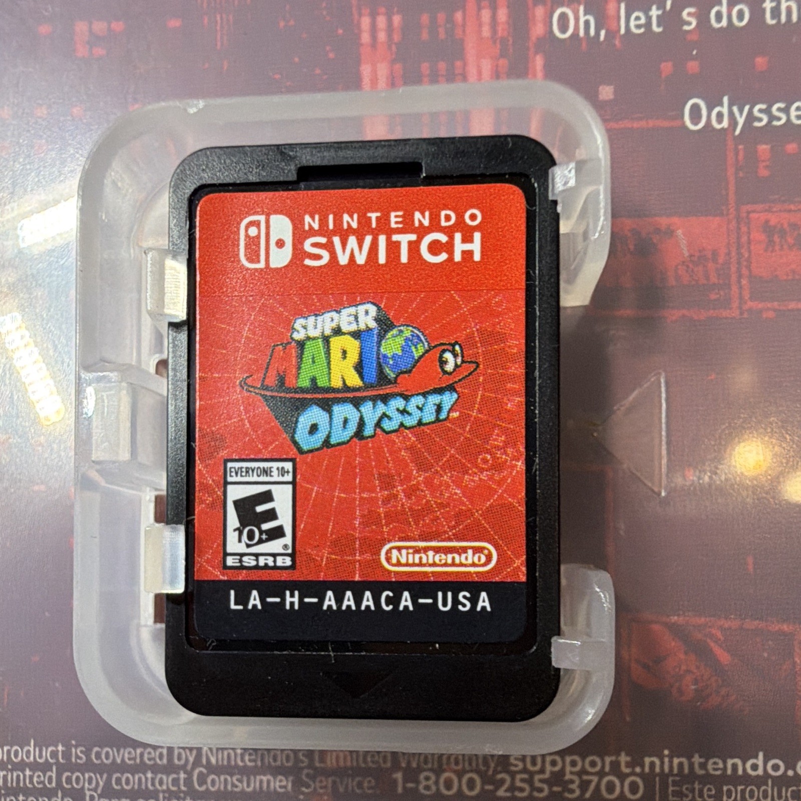 Nintendo Super Mario Odyssey – Nintendo Switch 2017 E10+ NTSC-U/C Case