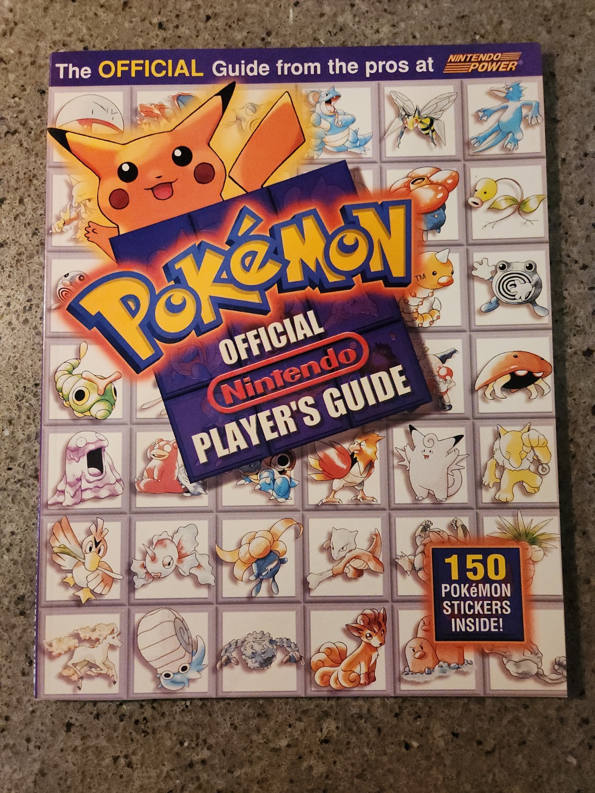 New Pokemon Red Blue Official Nintendo Power Player’s Guide w/Stickers!