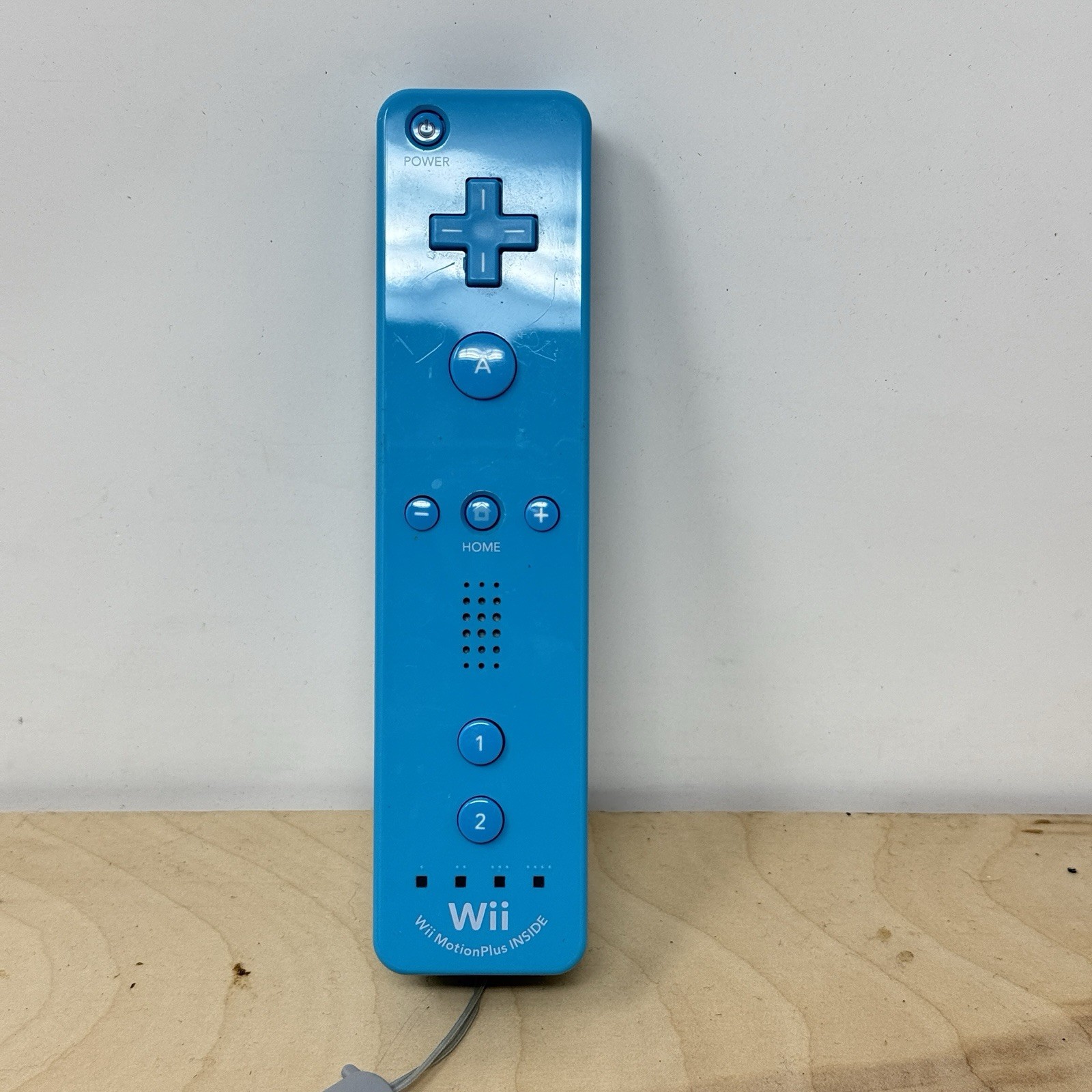 OEM Nintendo Wii Remote MotionPlus RVL-036 Blue Wiimote Controller Tested Works