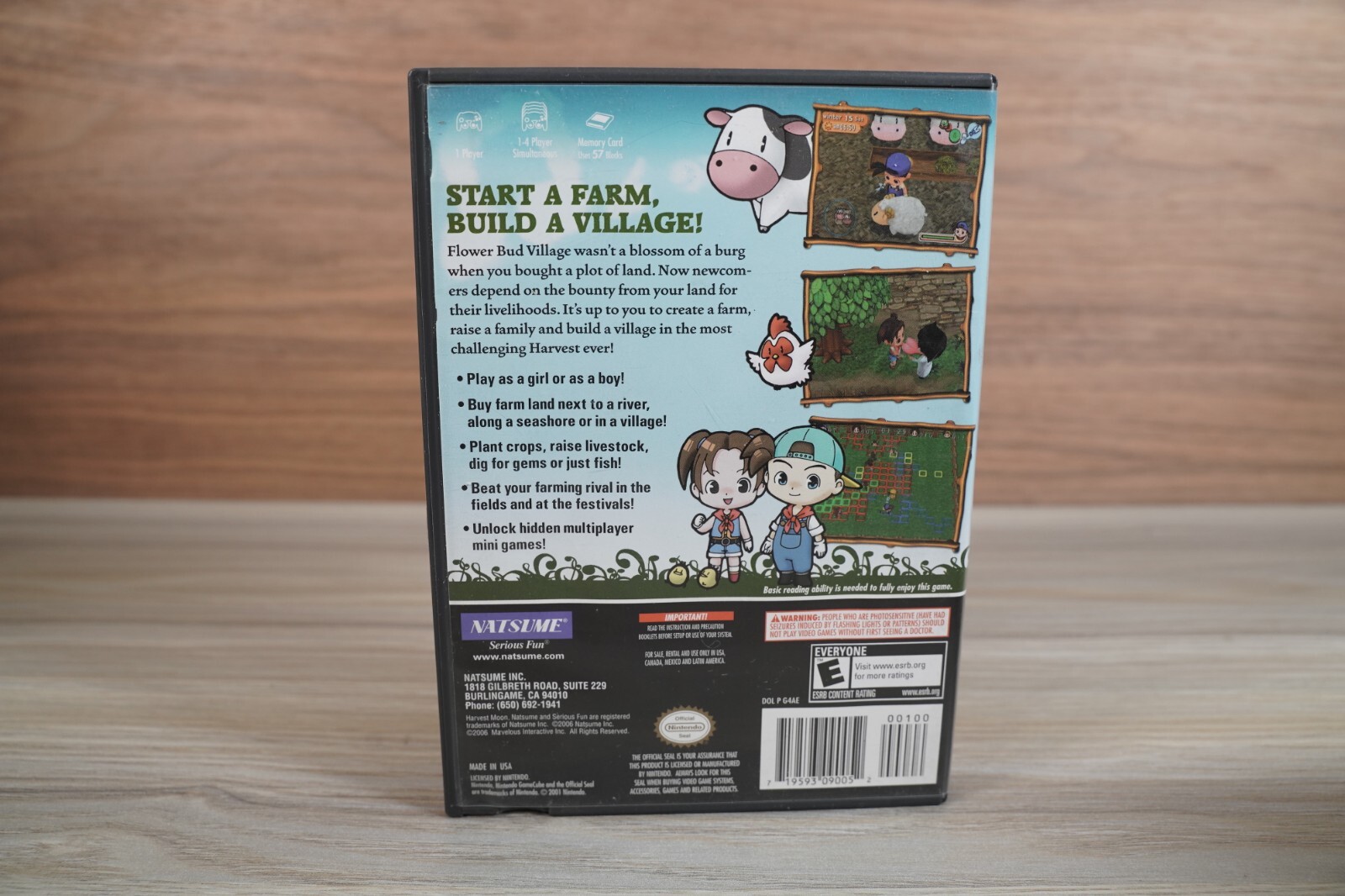Harvest Moon: Magical Melody (Nintendo GameCube GC 2006) Complete CIB LN MINTY!