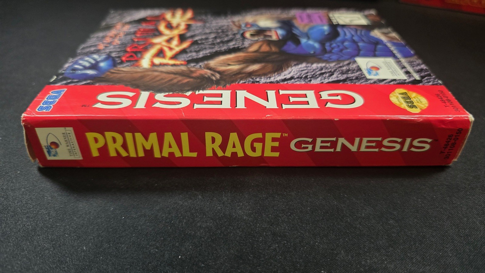 Primal Rage Sega Genesis EXMT+ condition COMPLETE n box authentic+protector!