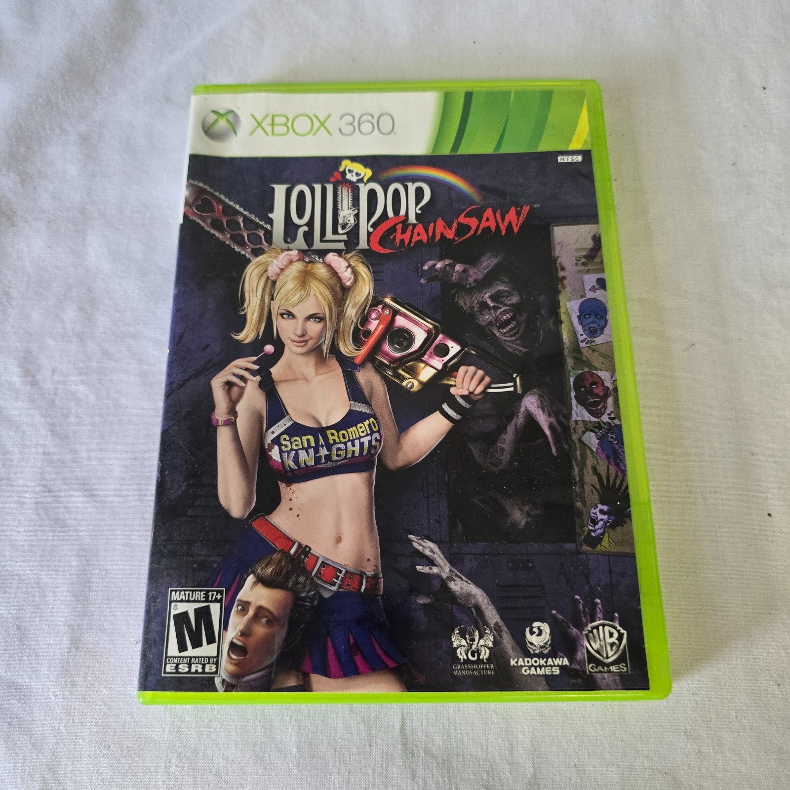 XBox 360 Lollipop Chainsaw Video Game Mature 17+