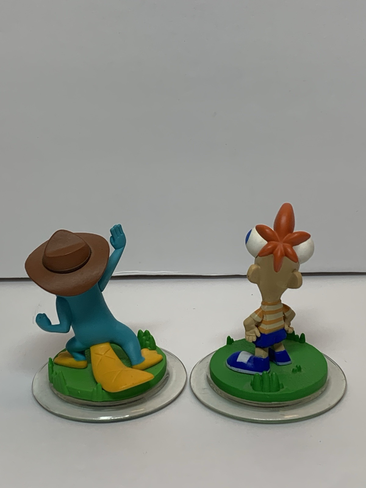 Disney Infinity 1.0 Phineas and Ferb Agent P Perry Phineas Figure Lot Bundle GUC