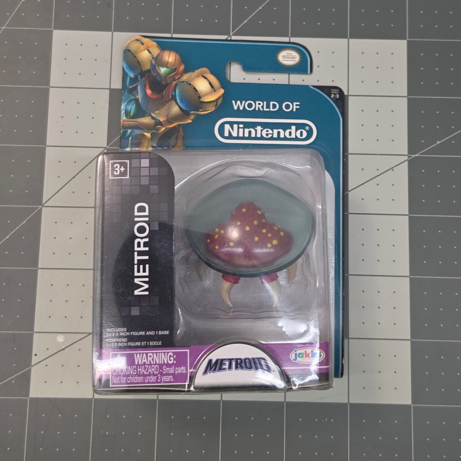 Jakks Pacific World Of Nintendo Metroid Prime Metroid 2.5” Figure