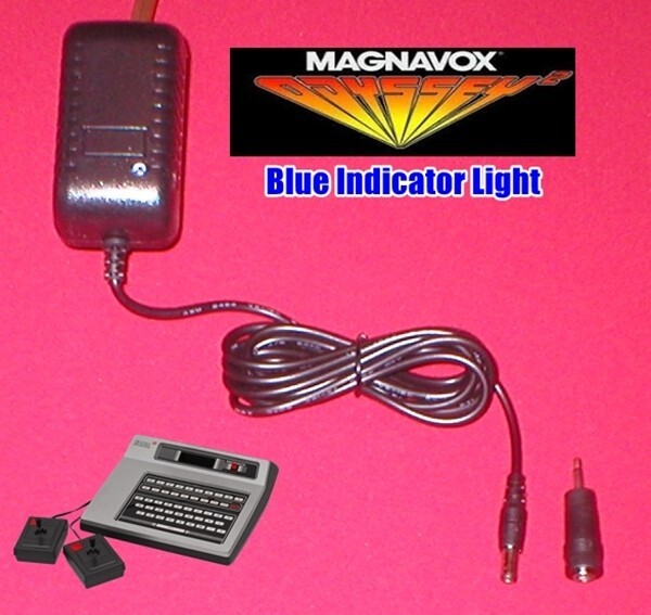 AC Adapter Power Supply Male Plug W/LED for Magnavox Odyssey 2 System NEW