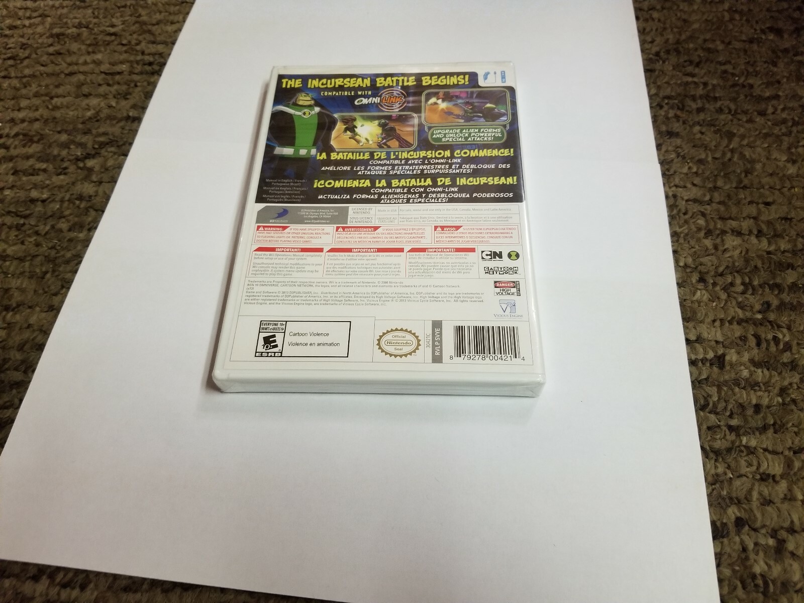 Ben 10: Omniverse 2 Nintendo Wii new