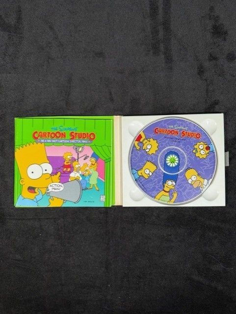 The Simpsons ~ Cartoon Studio PC/MAC CD-ROM Game 1998 Excellent Cond.