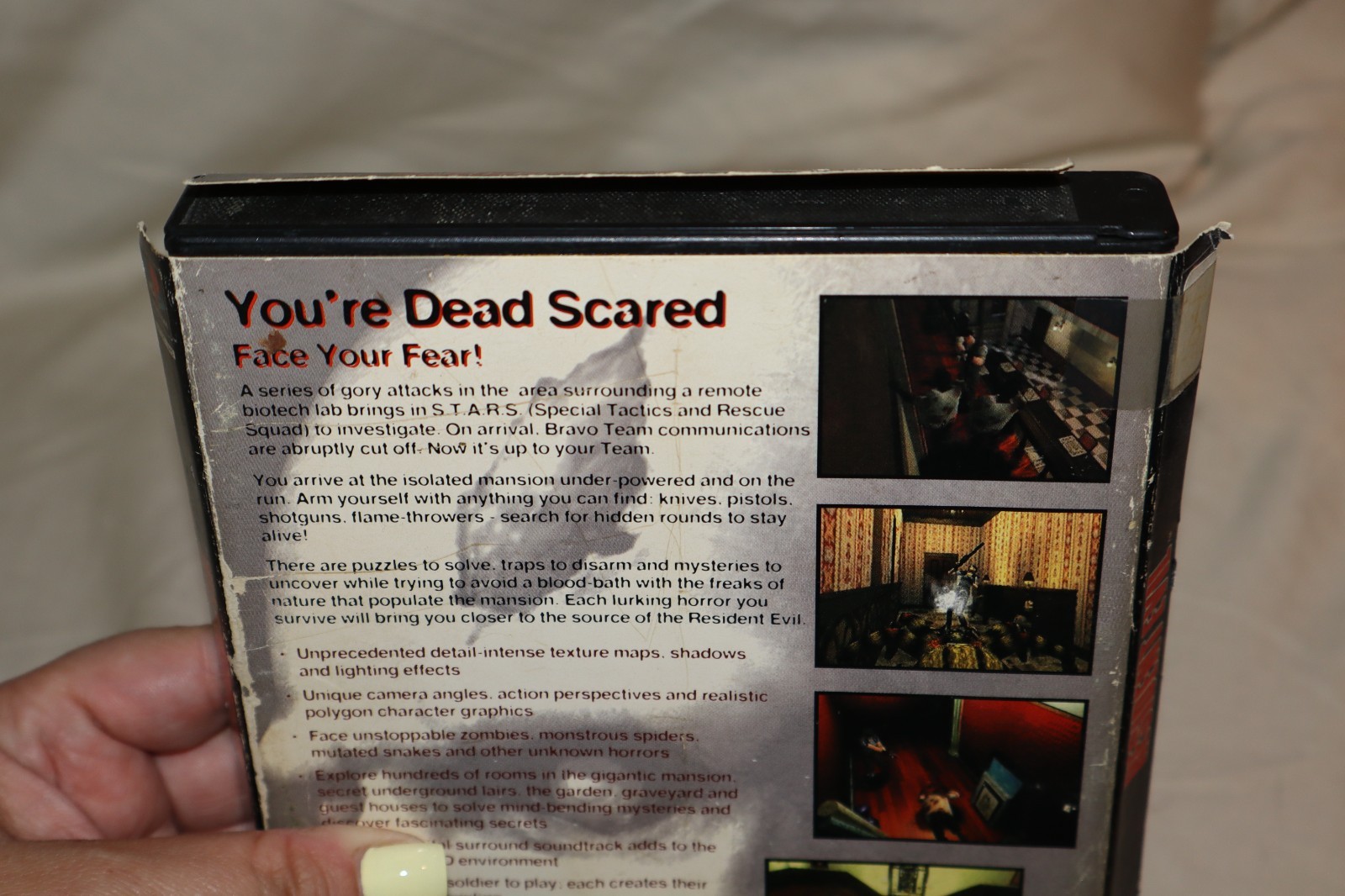 Resident Evil (Sony PlayStation 1, 1996) PS1 LONG BOX *READ*