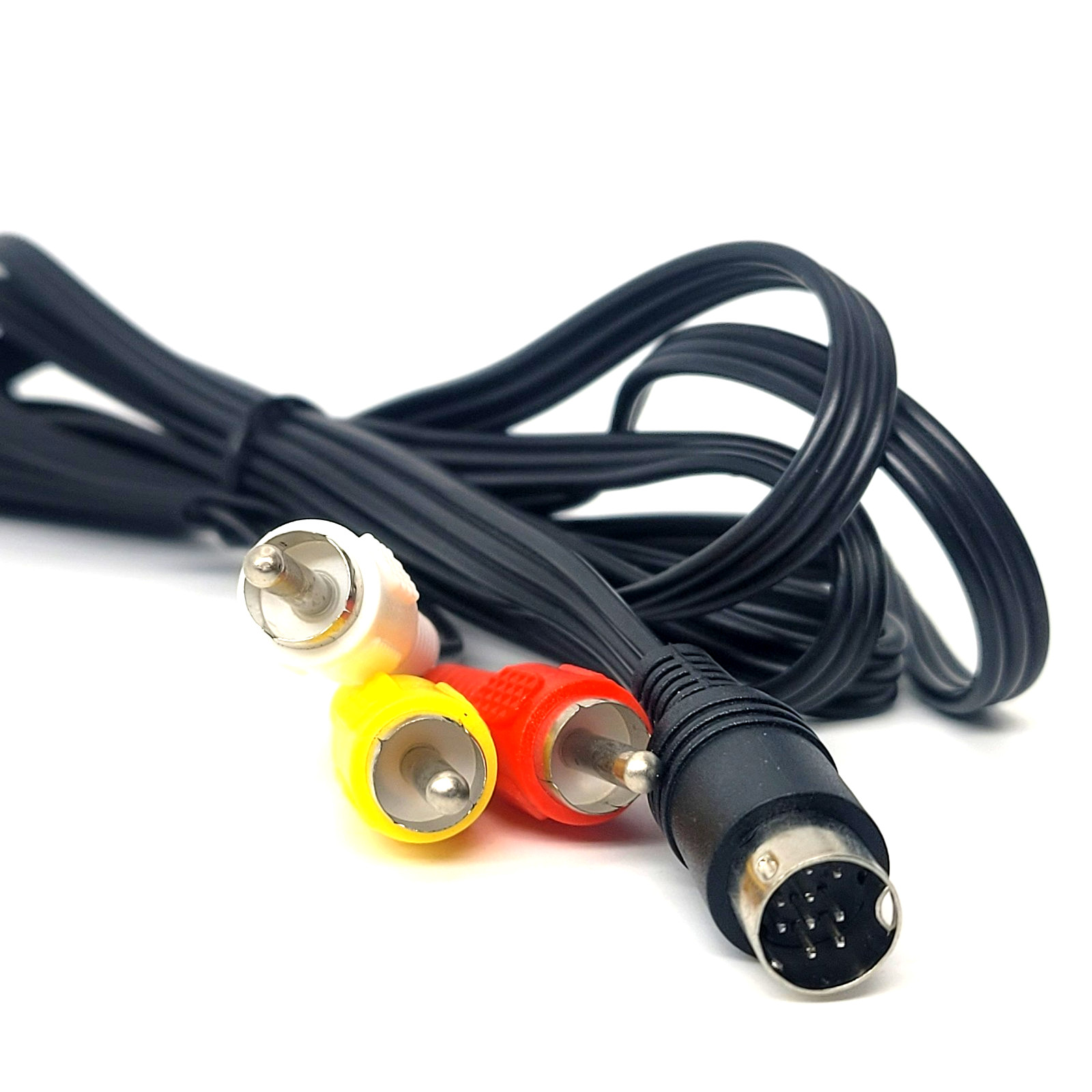Sega Genesis 2/3 AV Cable Replacement 6FT Composite RCA Audio Video Cord MK-1631