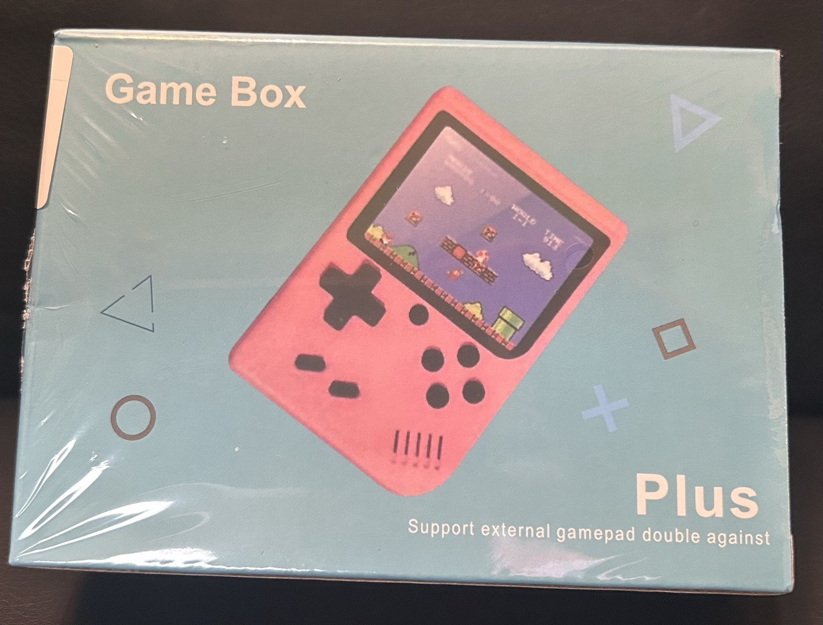 Game Box Plus Handheld System 3.0″ Backlit LCD TV Out Rechargeable, Cables