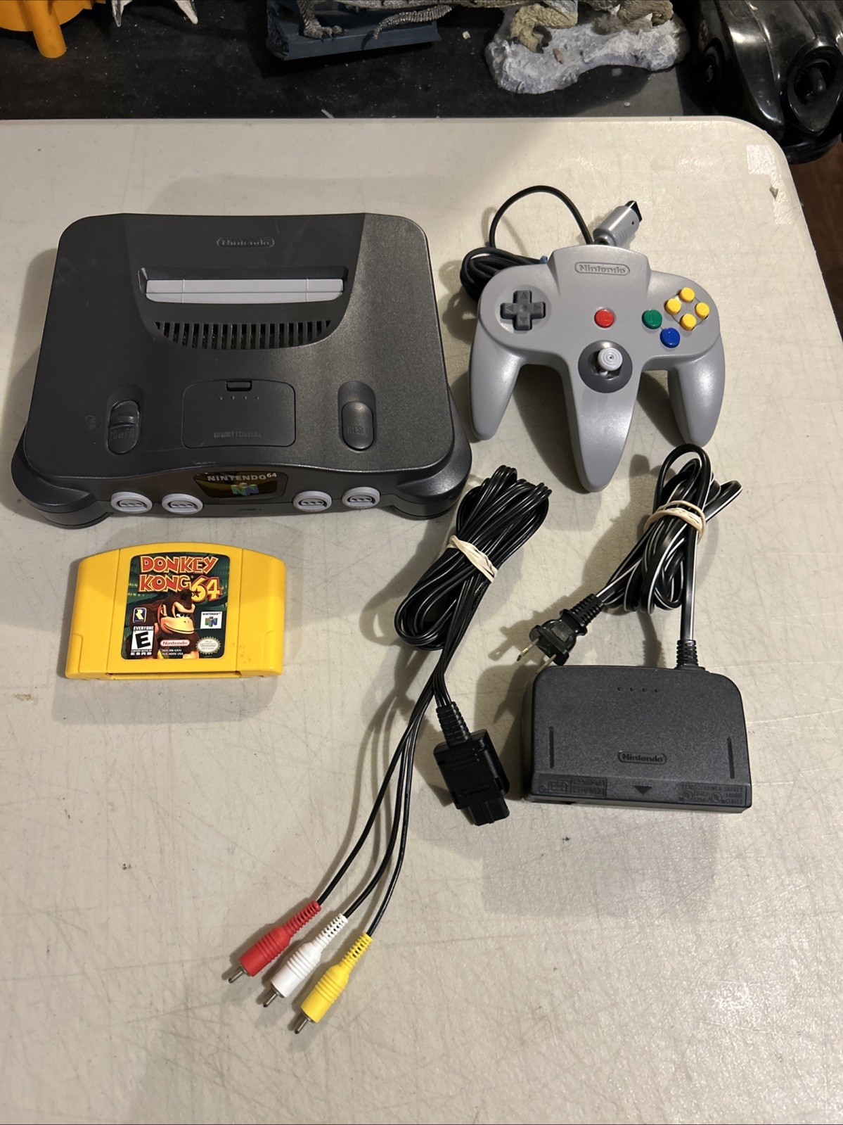 Nintendo 64 N64 Bundle W/ Expansion Pack & Donkey Kong 64 – Tested Tight Clean