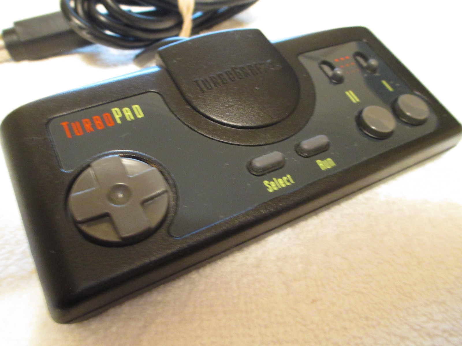 OFFICIAL NEC TURBO GRAFX 16 OEM TURBO PAD WIRED CONTROLLER NEC