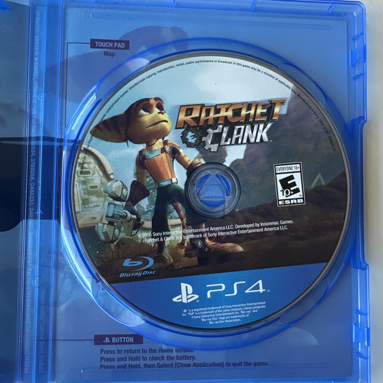 Ratchet and Clank Sony PlayStation 4 (PS4) Game and Case TESTED Free Shipping!