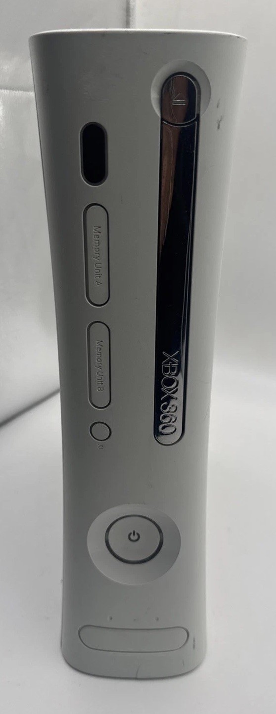Microsoft Xbox 360 White Console Only Untested No Power Cord AS-IS