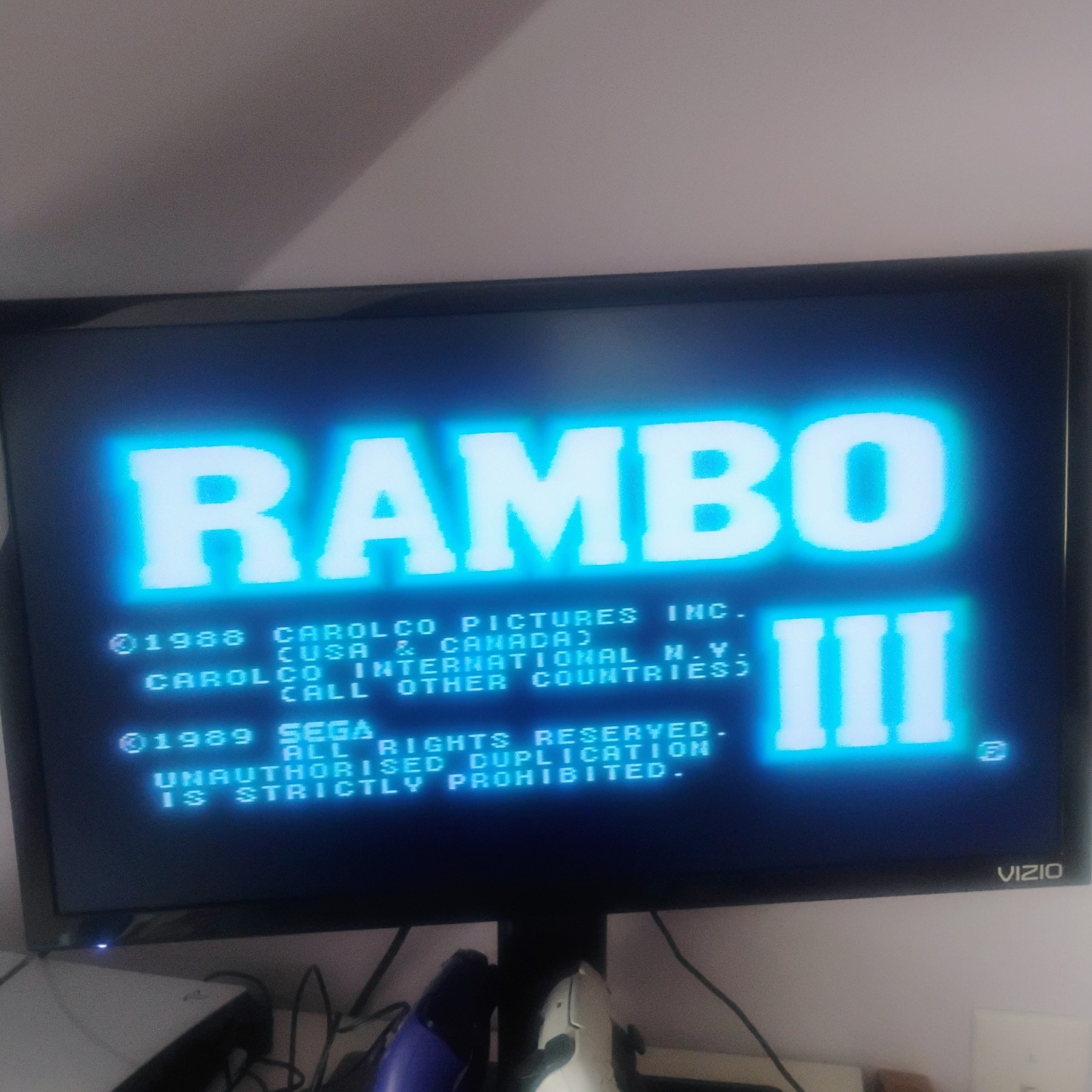 Sega Rambo III Sega Genesis 1989 NTSC-U/C Action & Adventure No Manual
