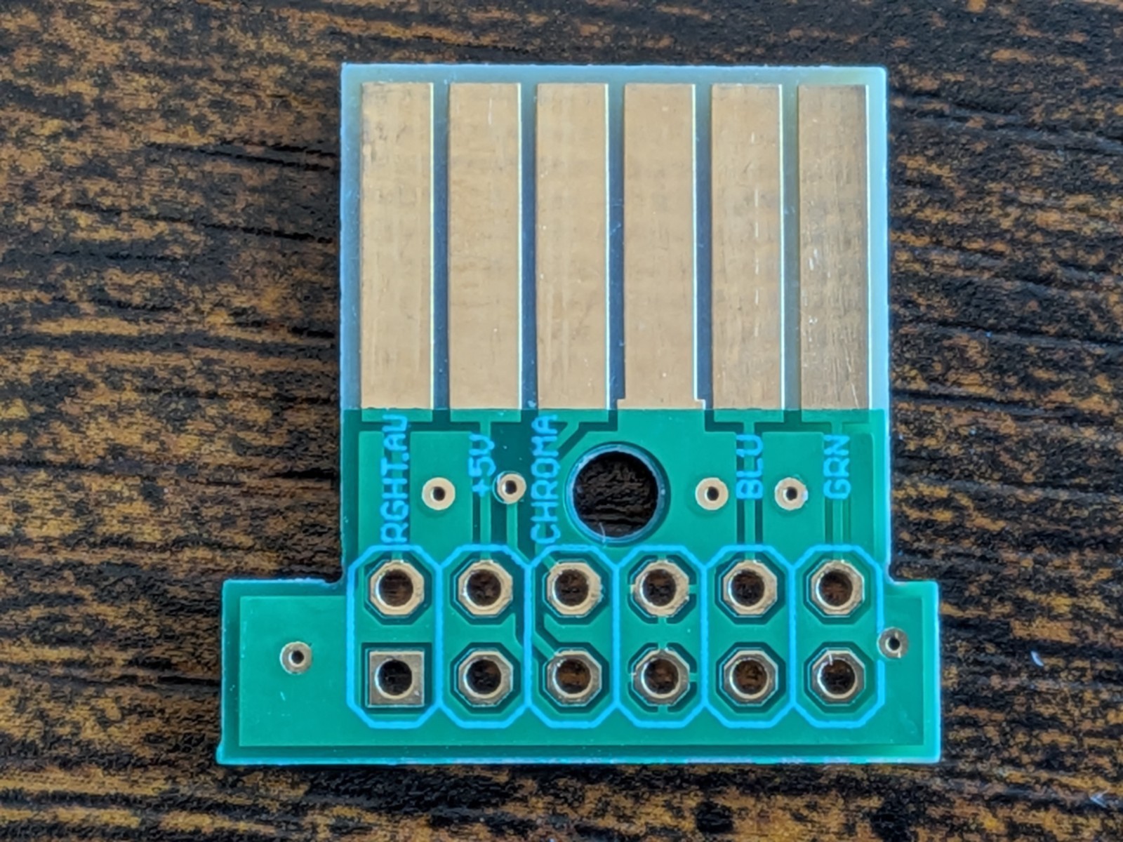 Multi-out panel with connectors for Nintendo NES-101 Top Loader gaming console
